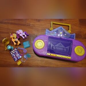 My Little Pony. Music box and toys case! Music works! Like NEW!